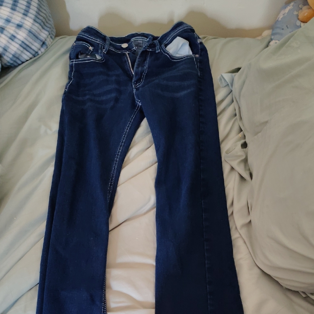 Navy Women's Flare Jeans